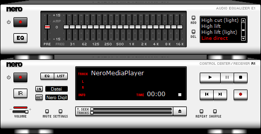 Nero Media Player (Skin: Standard)